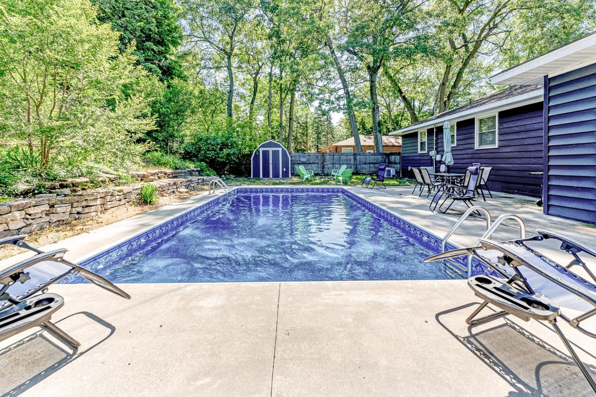 Private Pool, Close To Lake Michigan Beaches Muskegon Exterior photo